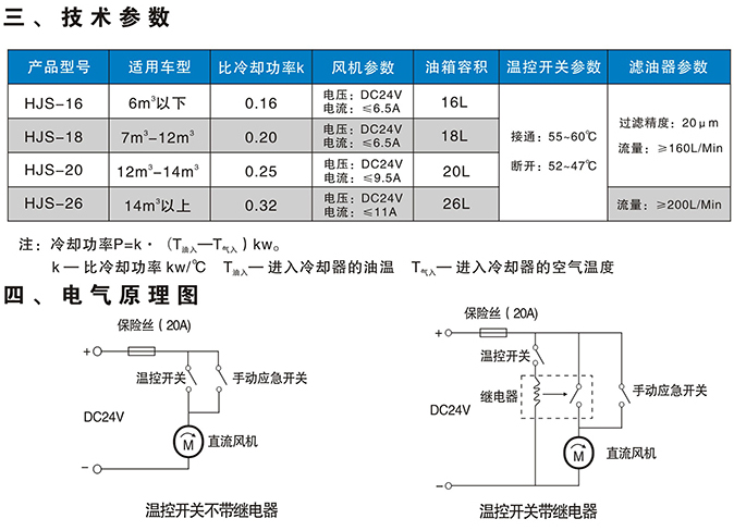 HJS系列砼攪拌運(yùn)輸車(chē)用油冷卻器